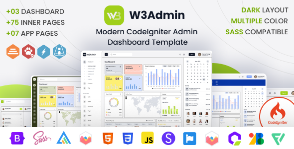 W3Admin Preview Image