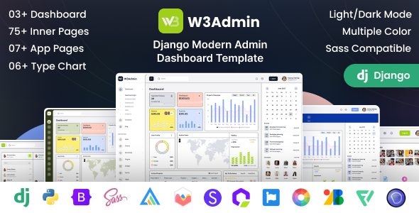 W3admin Preview Image