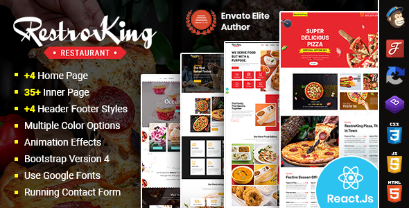 RestroKing Preview Image