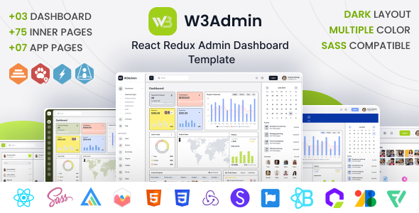 W3Admin Preview Image