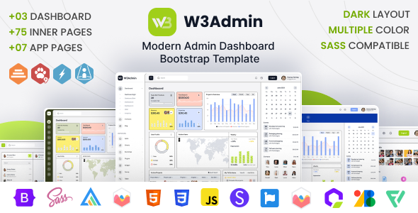W3Admin Preview Image